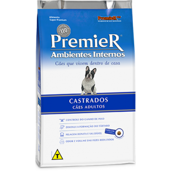 Premier Adultos Castrados Ambientes Internos - 2,5 kg Premier Adultos Castrados Ambientes Internos - 2,5 kg